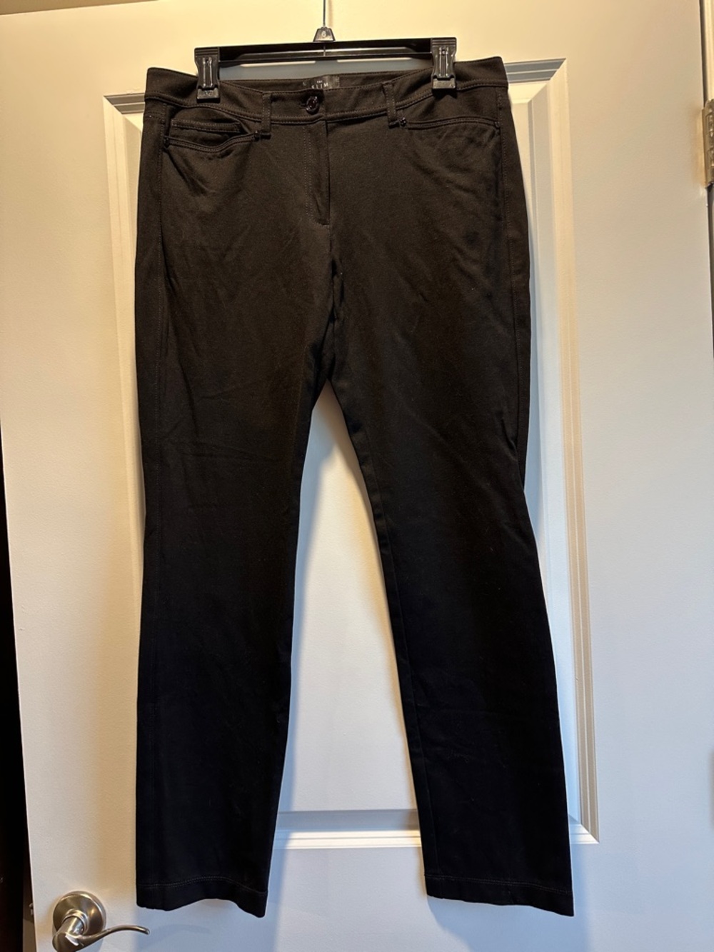 WHBM size 10 stretchy black pants